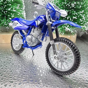 Décoration de sapin de Noël moto Yamaha TT-R 250 BLUE