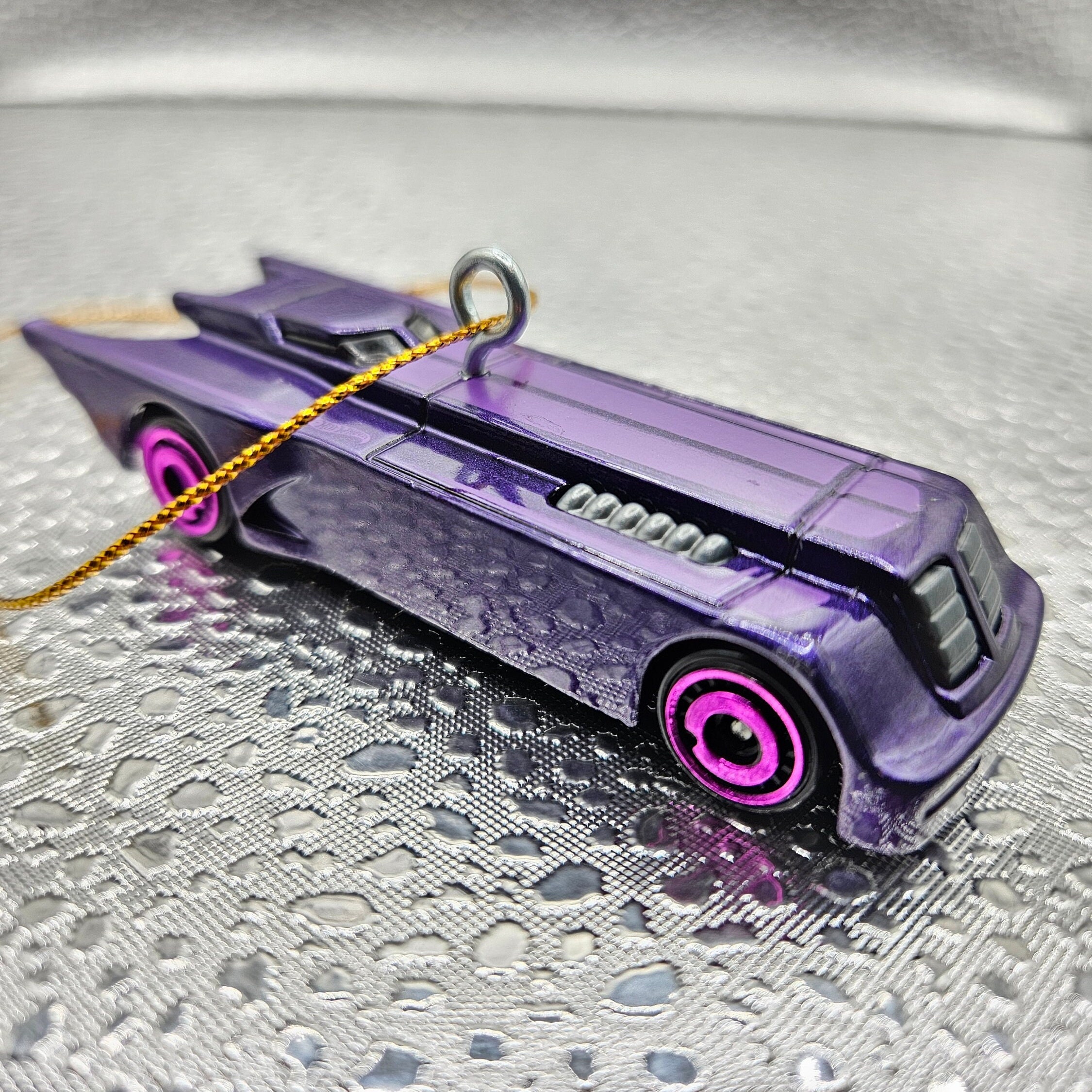 Hot Wheels Batmobile Batman the Animated Series PURPLE Christmas Tree Ornament Etsy Canada