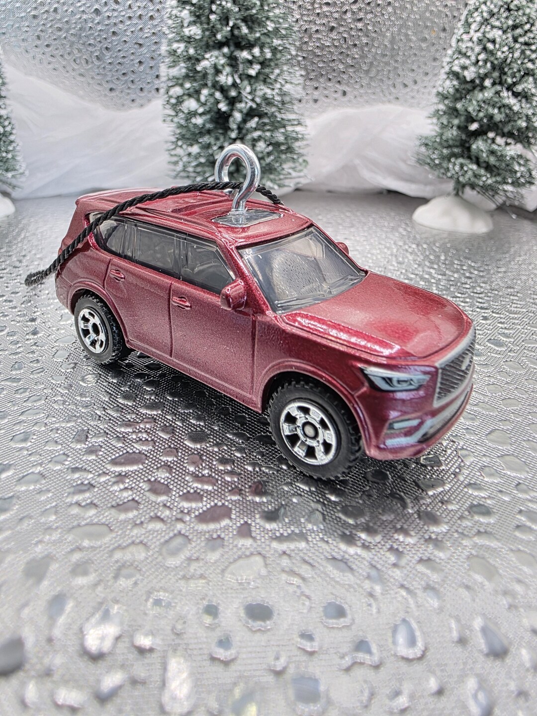Matchbox 2022 Infiniti QX80 Red Christmas Tree Ornament - Etsy