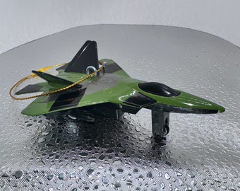 F-22 Raptor 4” airplane Christmas tree ornament