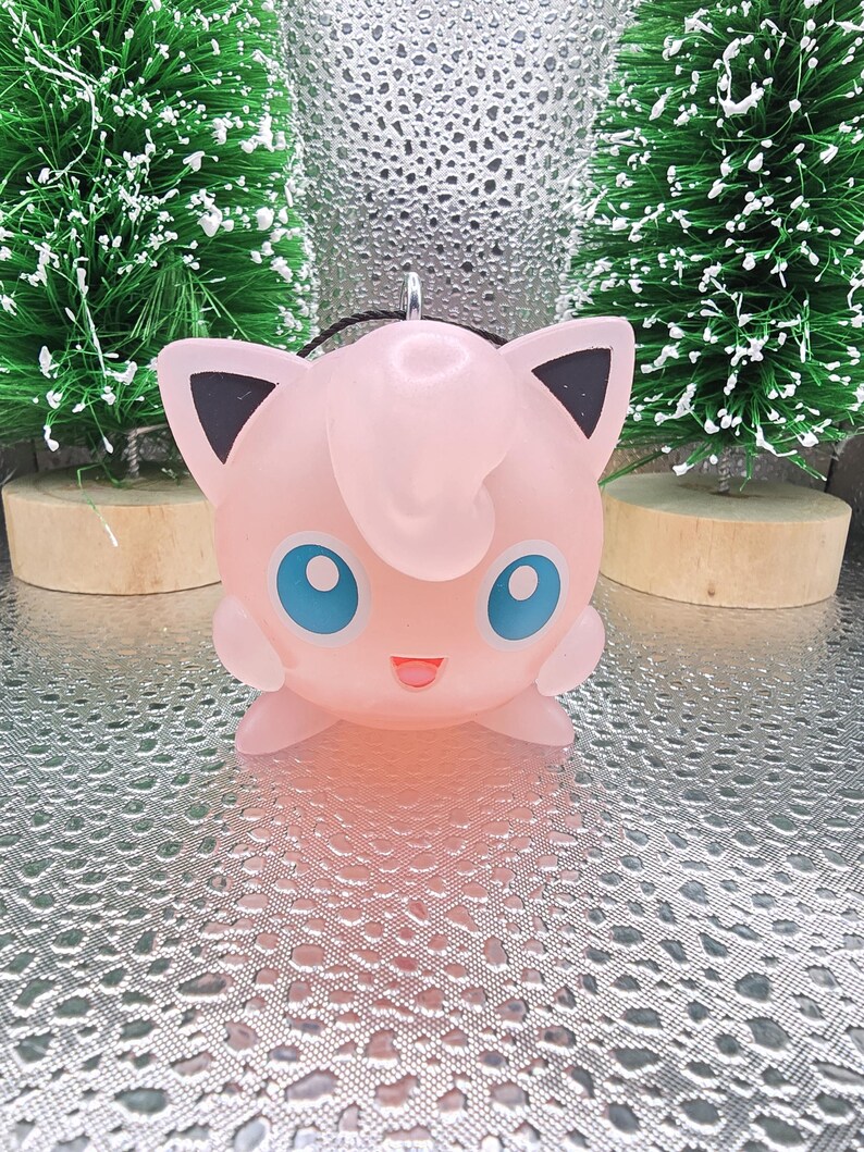Pokémon Jigglypuff 2.75 Translucent Christmas Tree Ornament Etsy