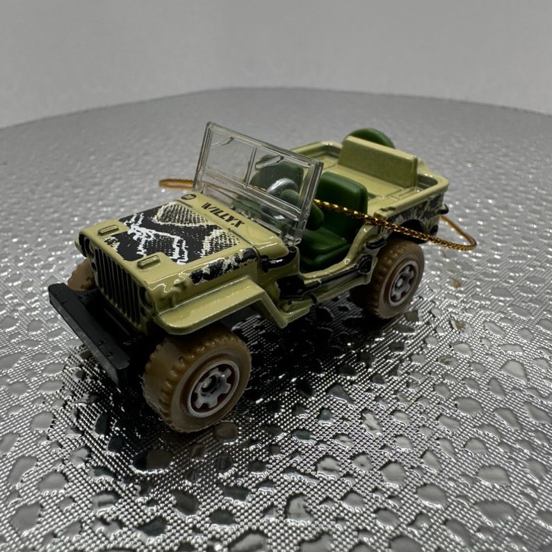 Matchbox 1948 Willys Jeep Christmas Tree Ornament Etsy