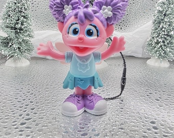Sesame Street Abby Cadabby Girl Pink Muppet Keychain Backpack