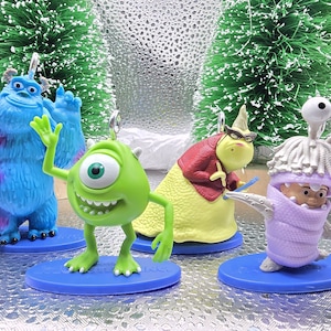 Pixar Monsters 2-3" four piece Christmas Tree Ornament set