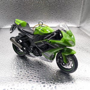 Kawasaki Ninja ZX 10R GREEN motorcycle Christmas tree ornament