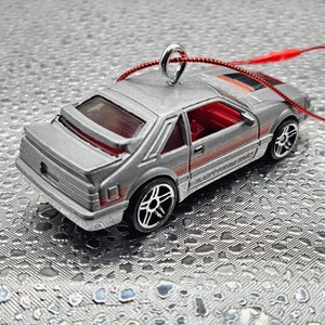 Hot Wheels 1984 Ford Mustang SVO Purple, Silver or Black Christmas tree ornament image 5