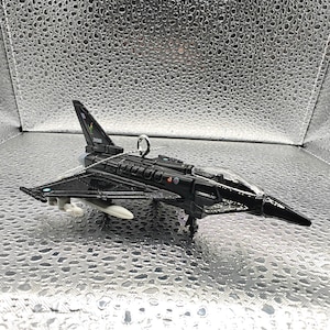 Eurofighter Typhoon 4.5&quot; airplane Christmas tree ornament