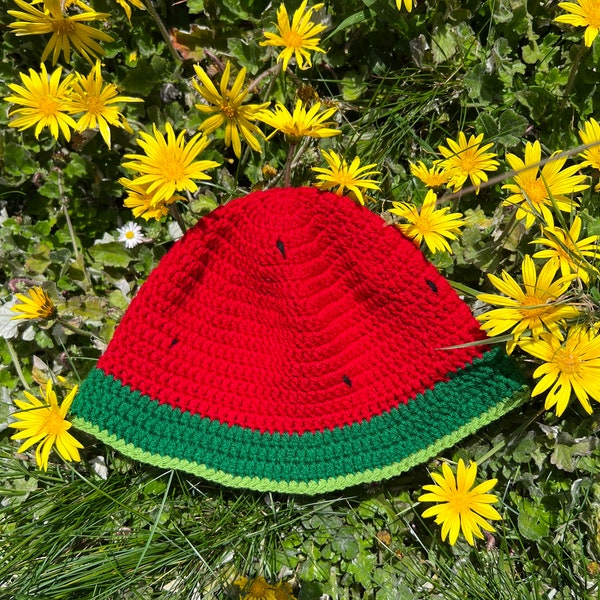 Watermelon Hat Etsy