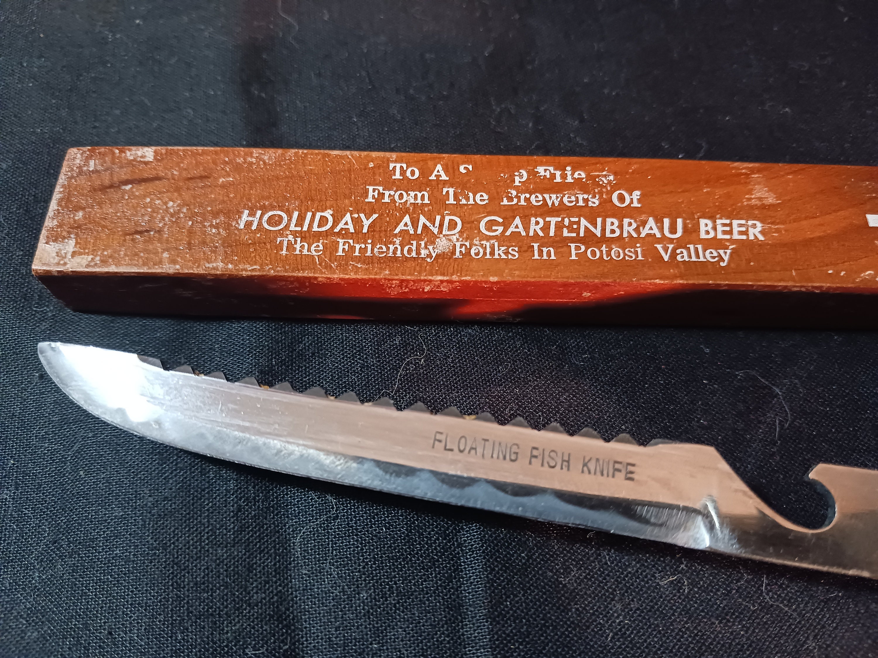Floating Fish Knife Stainless Steel Japan Wood Handle Knife Vintage -   Canada