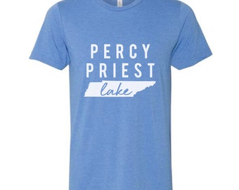 Percy Priest Lake (Unisex - Columbia Blue Heather)