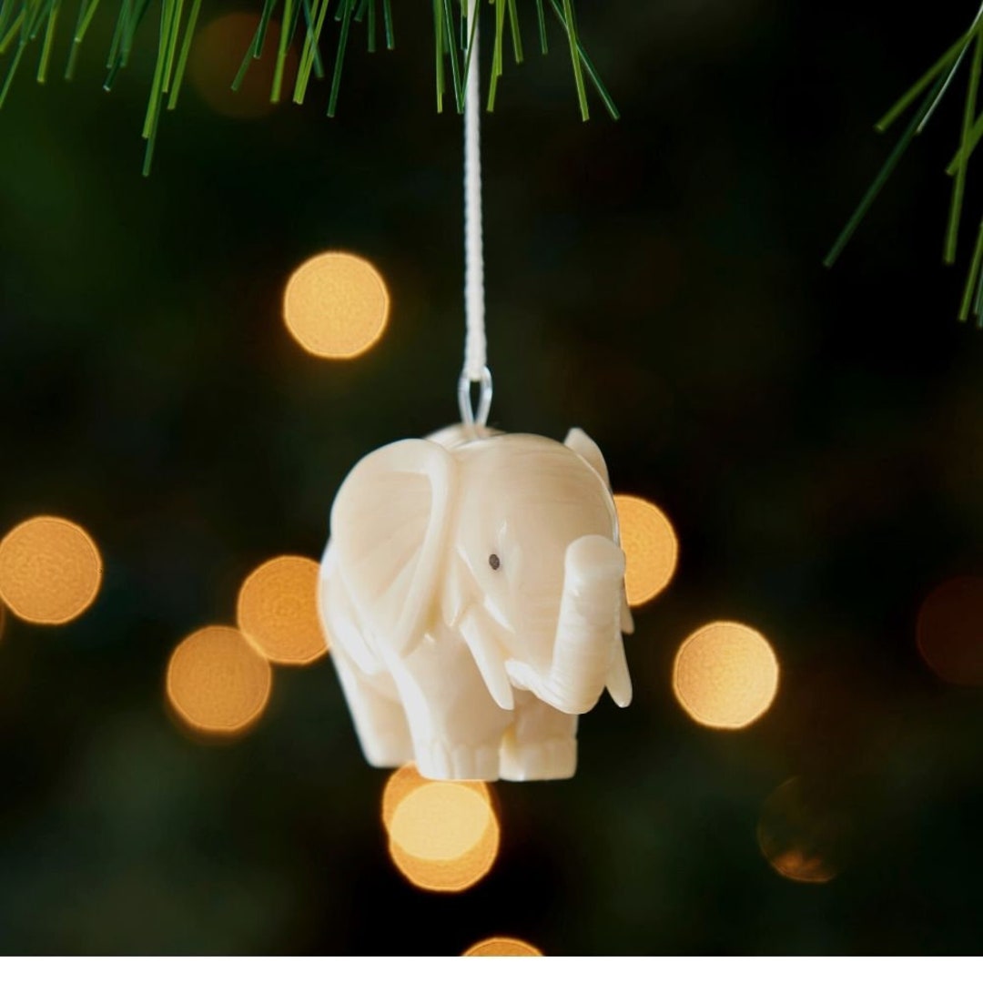 Ecuador Vegetable Ivory Elephant Ornament