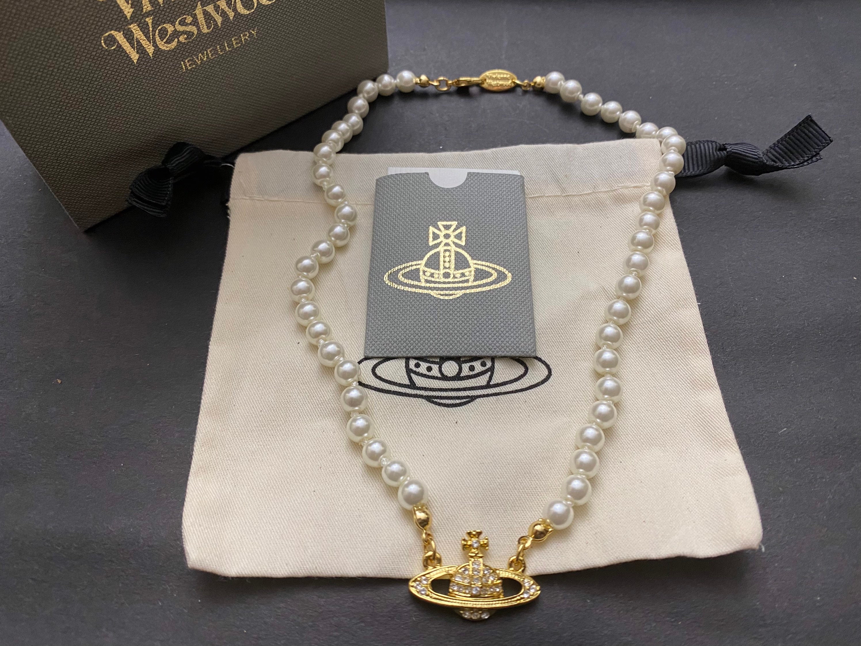 Fake vivienne westwood pearl necklace amazon Clearance