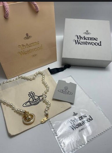 Vivienne Westwood Gold Simonetta Pearl Necklace - Etsy