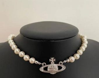 [Vivienne Westwood]★Mini Bas Relief Choker Silver★ Vivienne Westwood Choker Mini Bas Relief Silver in 100