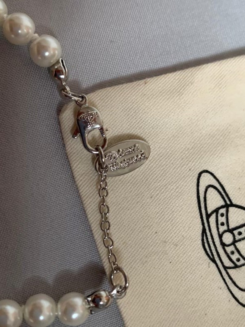 New in Box Vivienne Westwood Silver Mini Orb Pearl Bracelet - Etsy