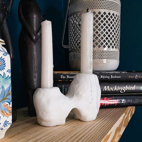 Candle Holder Ceramic Etsy