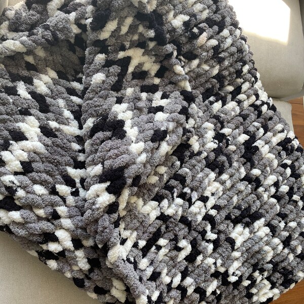 Big Chunky Blanket Etsy