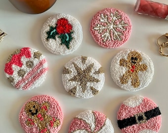 Christmas Car Coaster,Cute Car Accessories,New Year Car Decor,New Car Gift,Snow Car Cup Holder,Women Auto Accessories,Christmas Stockings