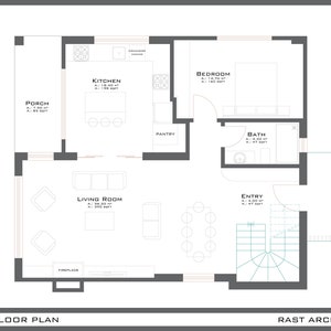 Modern 4 Bedroom 4 Bathroom House Plan With CAD File (metric & Imperial ...
