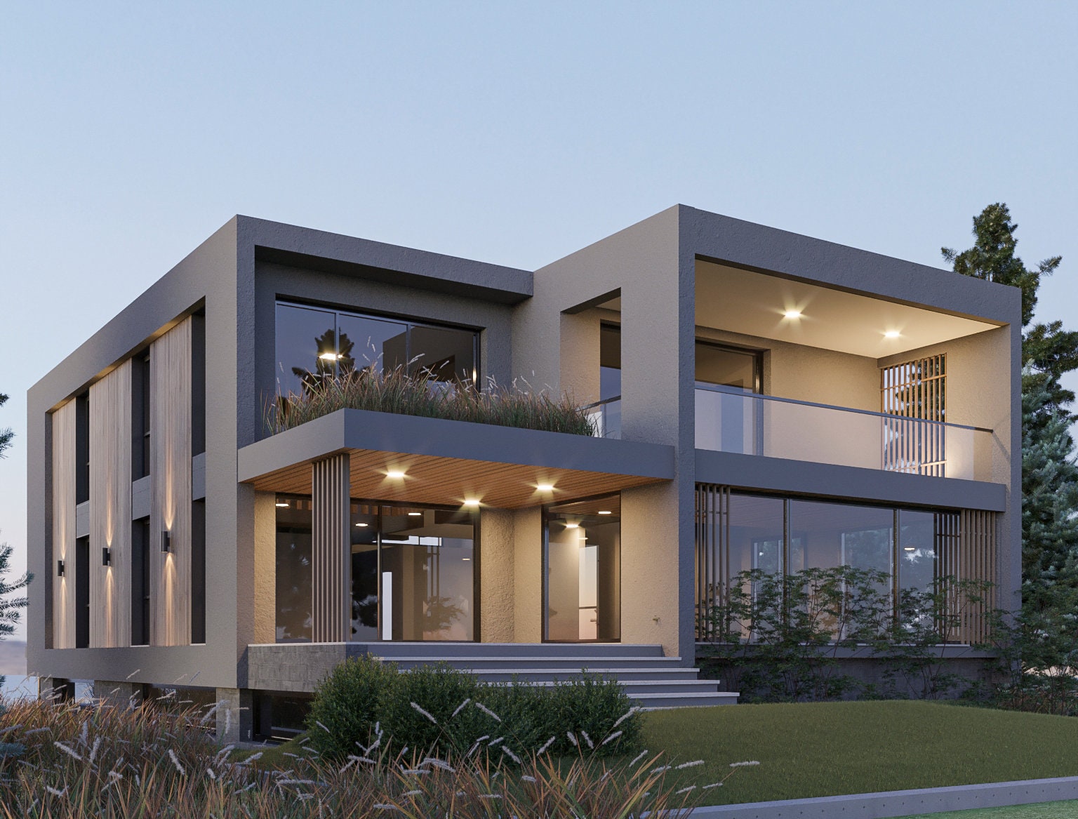 Triplexes Modern Triplex House Plan: 7 Bedroom, Indoor Pool (CAD File) - Etsy