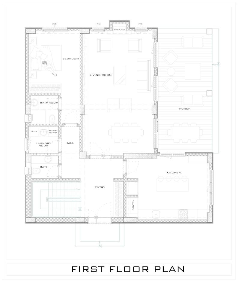 Modern 4 Bedroom Duplex House Plan With CAD File metric Imperial modern-4-bedroom-duplex-house-plan-with-cad-file-metric-imperial