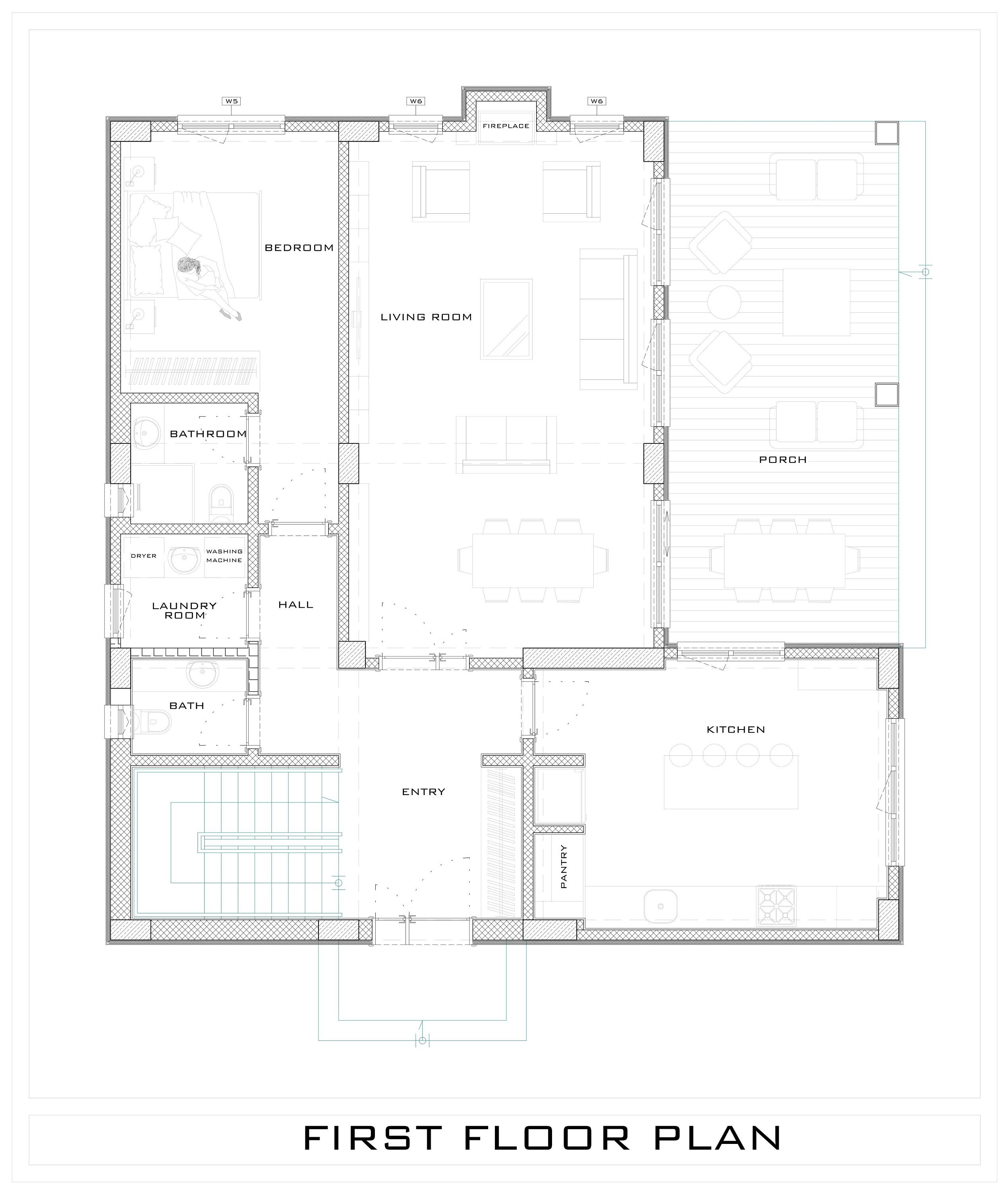 Modern 4 Bedroom Duplex House Plan With CAD File (metric & Imperial) - Etsy