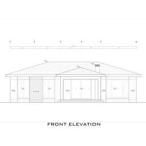 Modern 4 Bedroom House Plan: Single Story Home Design (CAD File) - Etsy