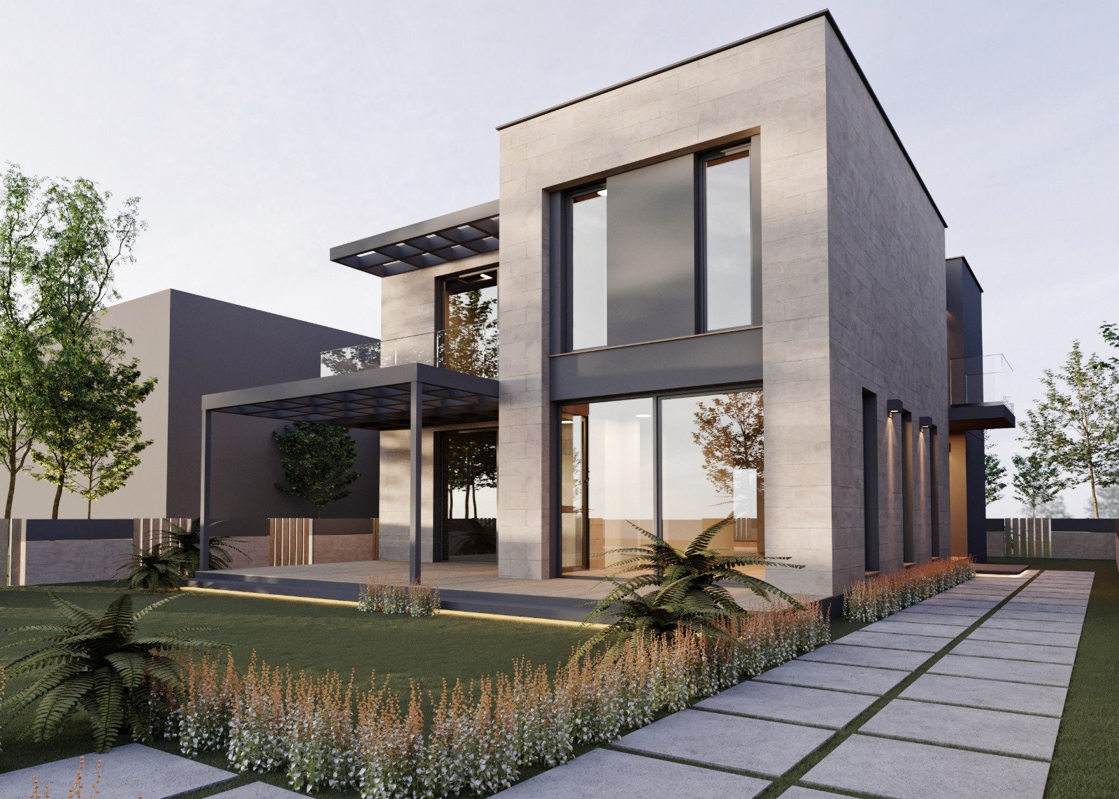 Modern House Plan, Custom House Plan, Construction Plan 5 Bedroom, 3.5 ...