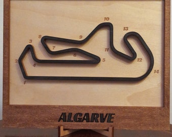 Algarve race track wall art, Formula 1, Moto GP, motorsport art gift for him, Portimão circuit