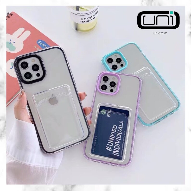 Cute Clear Photocard Phone Case Polaroid Photo Card Holder Etsy Australia