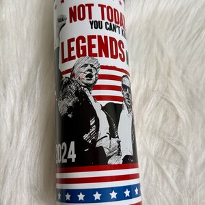 Trump 2024 | Donald Trump | MAGA | 20oz skinny tumbler | Drinking tumbler | Republican Tumbler