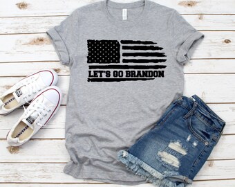 Let's Go Brandon | Unisex T-shirt | Patriot | American Flag