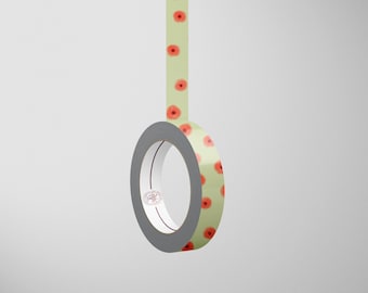 Poppy Blooms 15mm Washi Tape