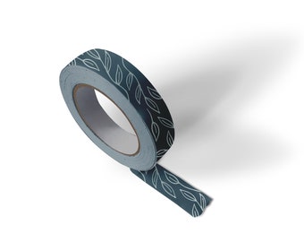 Ivy Silver Metallic (Blue) 15mm Washi Tape