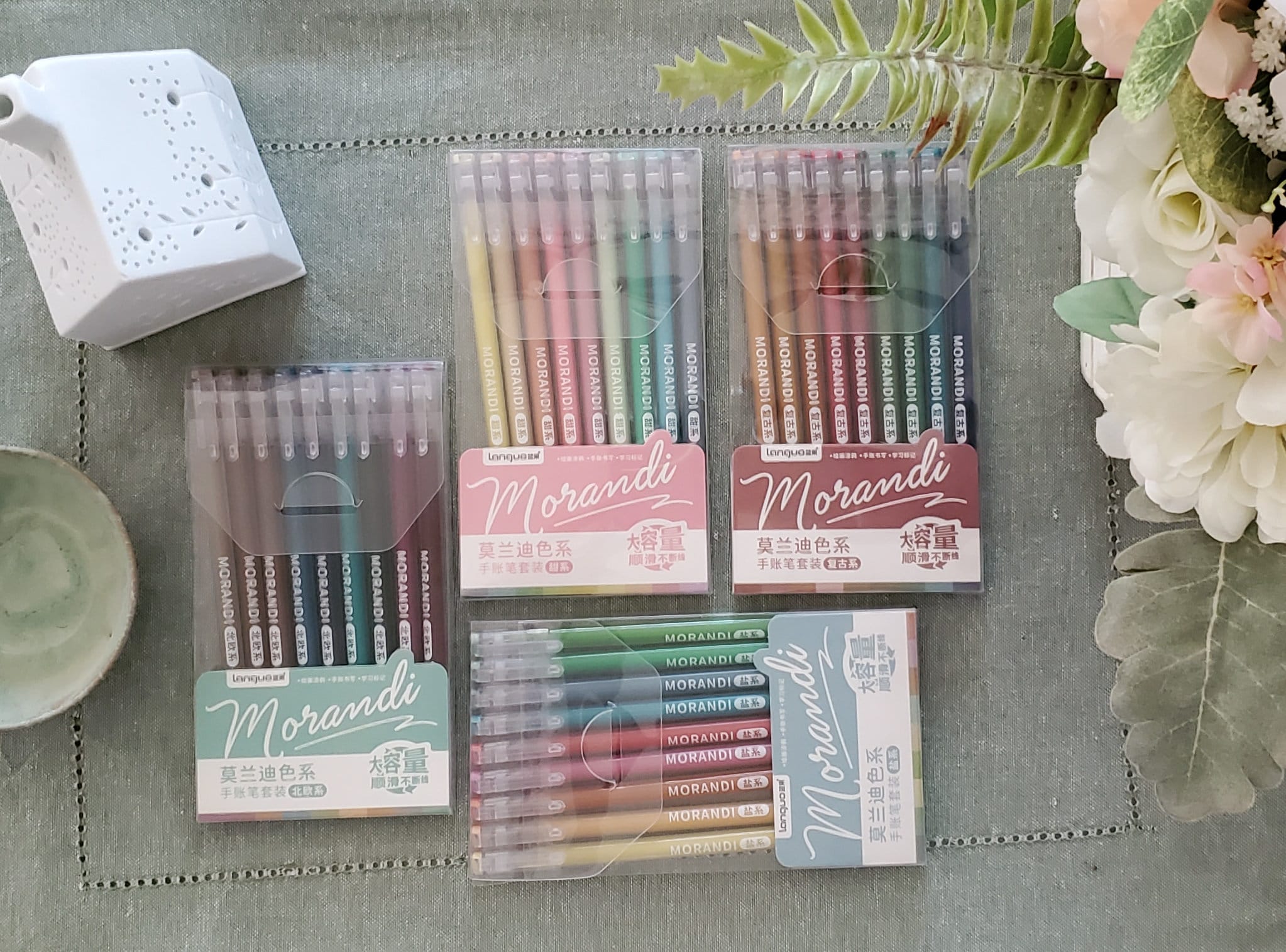 Rainbow Gel Pens, Set of 5, Colour Change Gel Pen, Pastel Gel Pens, Gel Pens,  Neon Gel Pen, School Supplies 