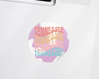 Adesivo colorato stampa mucca Tennessee DIGITALE