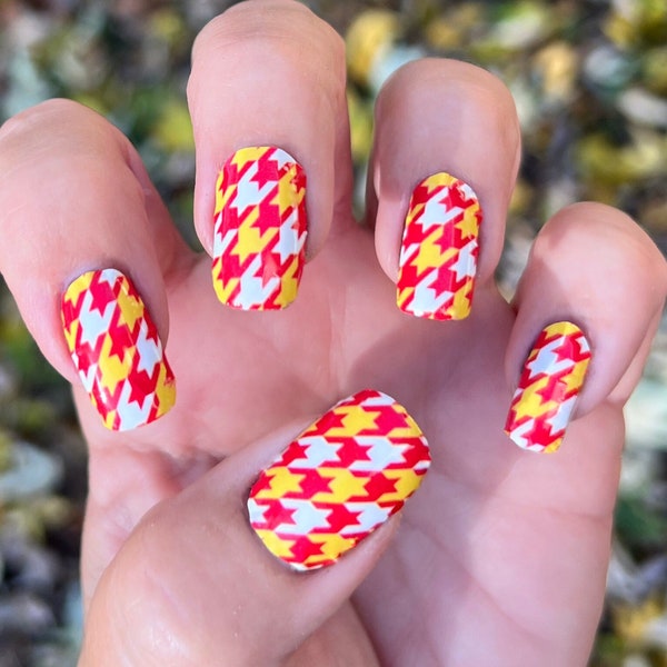 Kansas City Chiefs Football Fan Nail Decals - Etsy