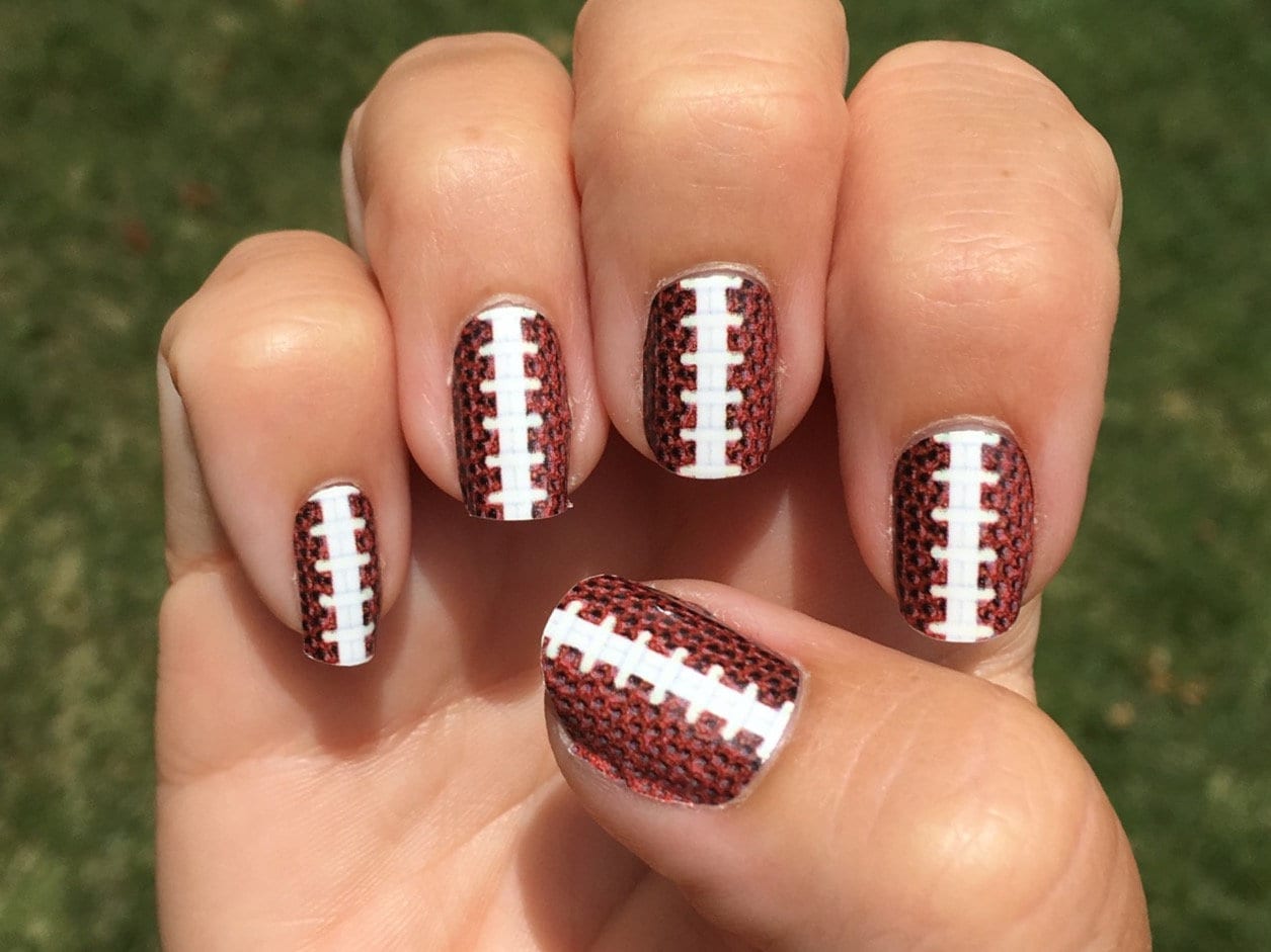 Football Nails - Etsy