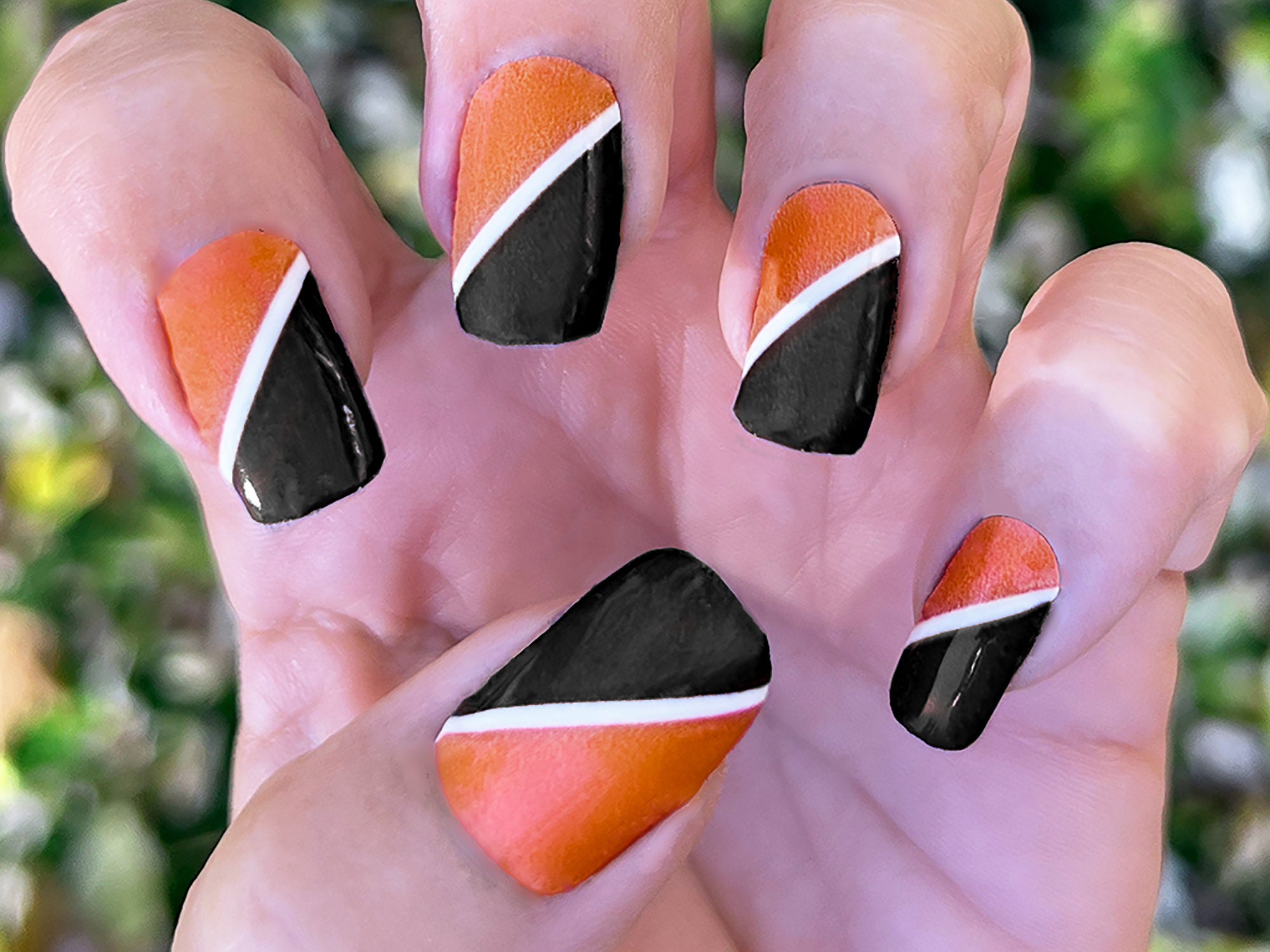 San Francisco Giants Baseball Nail Art Designs