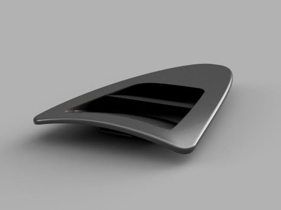 RX-8用　マツダ新型車エアコン吹き出し口キット　　シルバーリング 3Dファイル - RX8用エアコン吹き出し口（計器類などを取り付けるための
