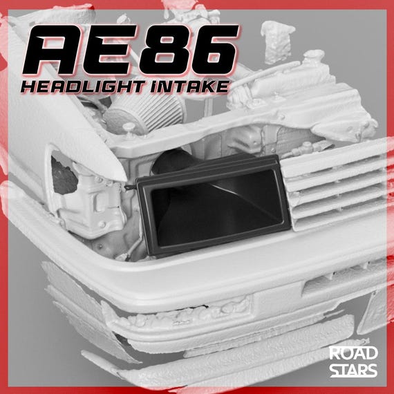 AE86 レビン ヘッドライトインテーク - レースカーインテーク - Etsy 日本