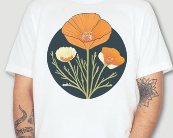 California Poppy Unisex Tee