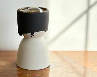 Black and White Ceramic Table Lamp