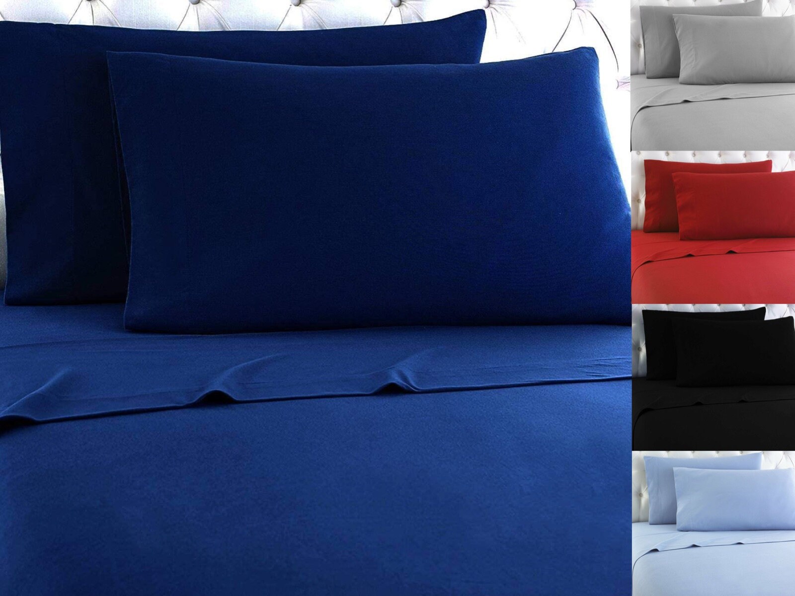 Flannel Fitted Sheet Full Etsy