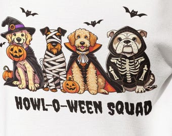 Halloween Dogs PNG: Puppy Costumes Clipart, Spooky Sublimation (Digital Download)
