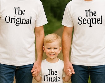 Matching Sibling Shirt SVG PNG: Original, Sequel, Finale (Digital Download)
