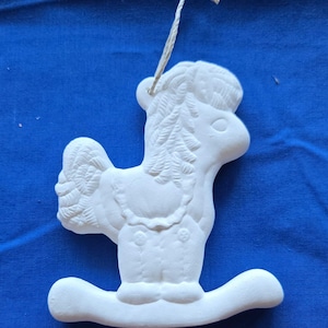 Assorted Ornaments Ceramic Bisque - Paint Your Own Pottery (choose from drop-down menu)