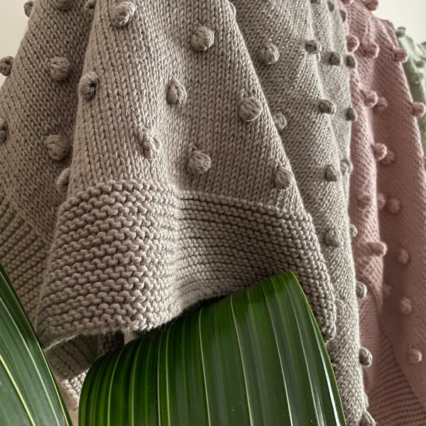 Baby Knitted Popcorn Patterns Etsy