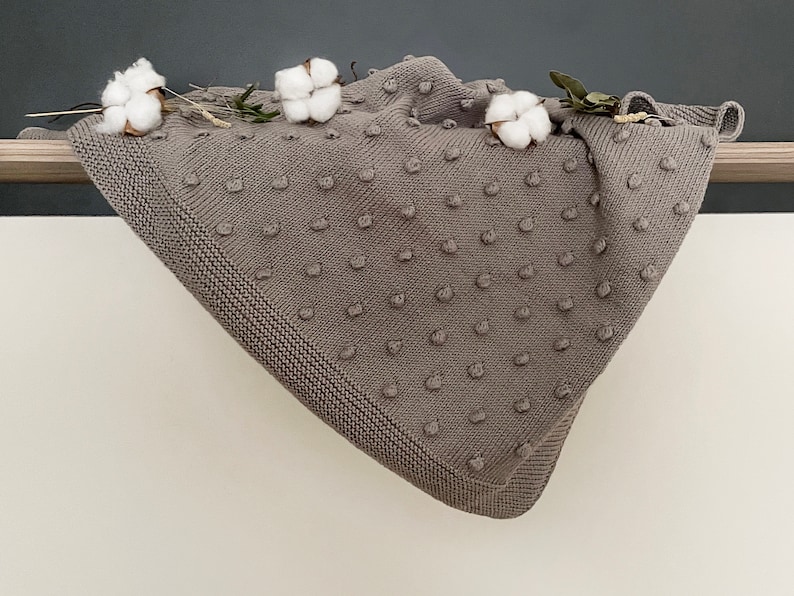 Colorful Organic Baby Blankets Popcorn Baby Blankets Hand Etsy