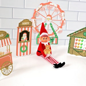 Christmas Carnival Elf Scene | Elf Props | Elf Scene Printable